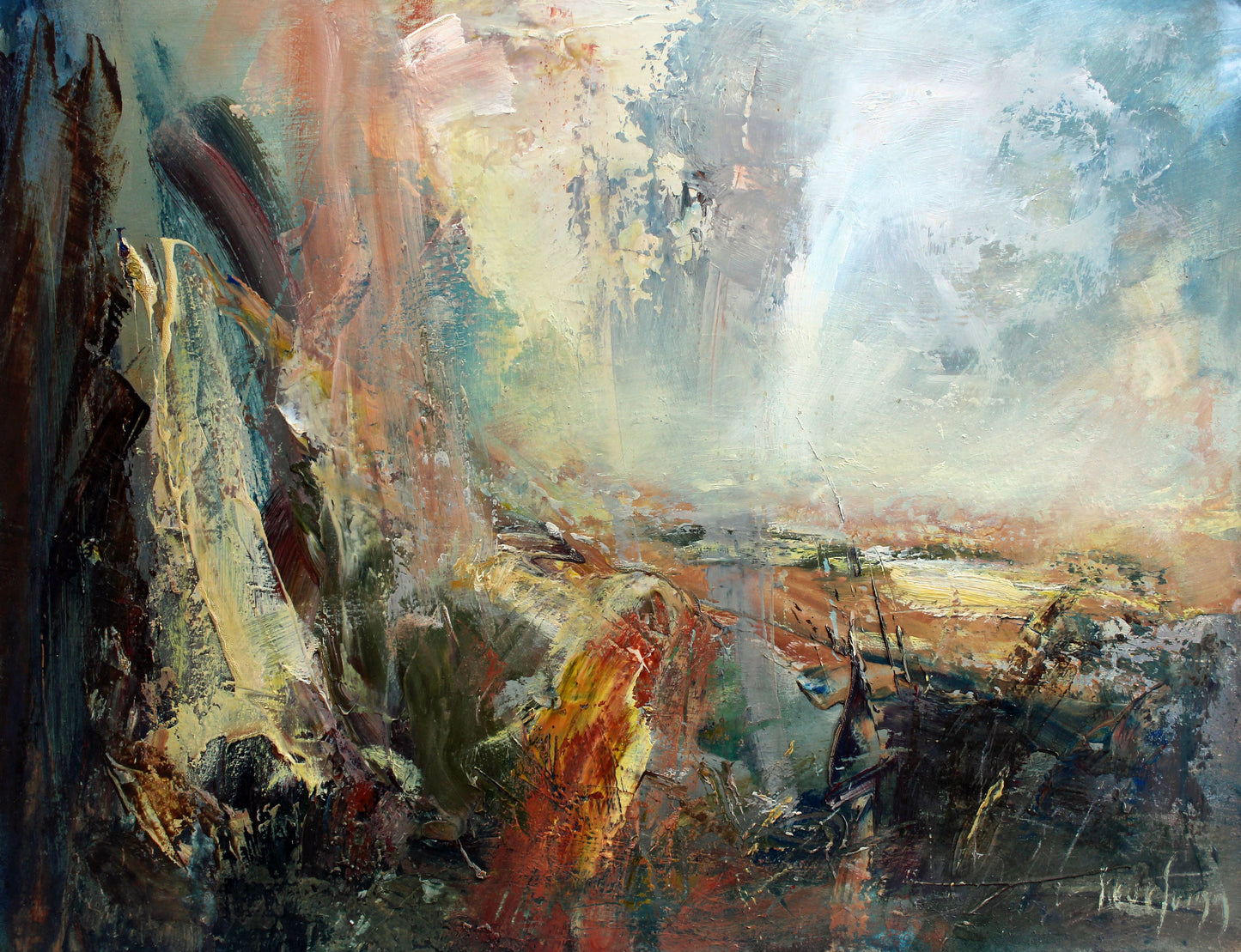 Deep Canvas Giclée Art Print by Steve Slimm - All The Colours of Longing