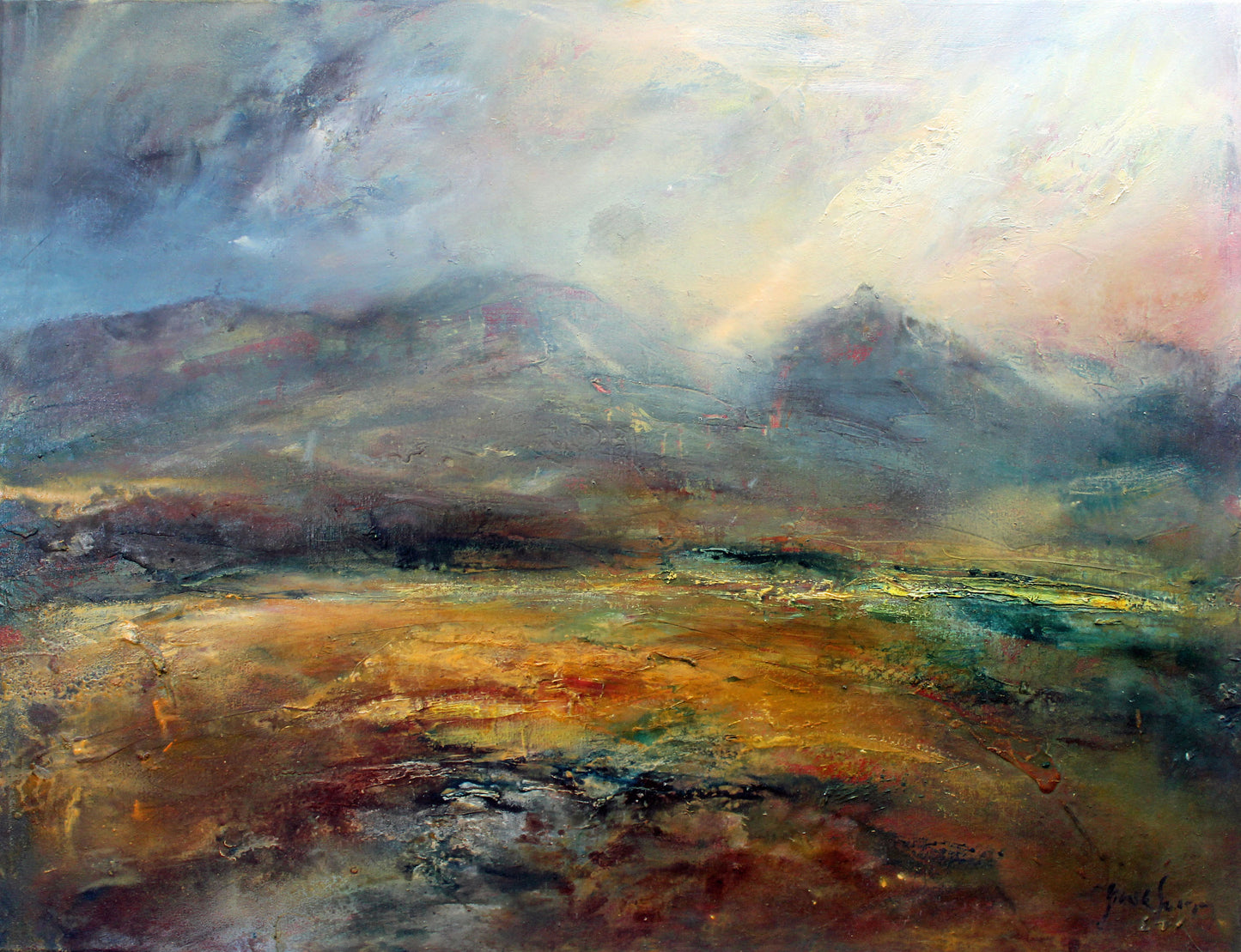 Deep Canvas Giclée Art Print by Steve Slimm - Rough Tor: A Day of Sublime Transcendence