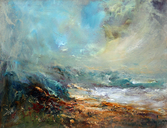 Deep Canvas Giclée Art Print by Steve Slimm - The Soft Grey Sweep