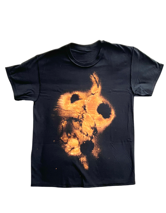 Unisex Pure Heavy Cotton Hand-Crafted Sort-sleeved Reversible T-shirt - Large