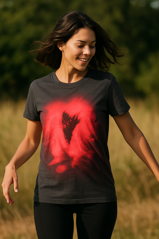 Original Art Lightweight Cotton Hand-Crafted T-shirt - Medium