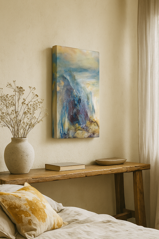 Deep Canvas Giclée Art Print by Steve Slimm - Cliffs At Wheal Coates