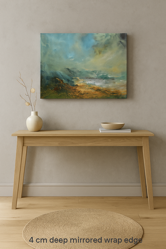 Deep Canvas Giclée Art Print by Steve Slimm - The Soft Grey Sweep