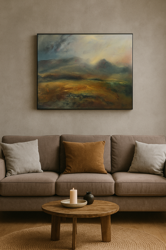 Deep Canvas Giclée Art Print by Steve Slimm - Rough Tor: A Day of Sublime Transcendence