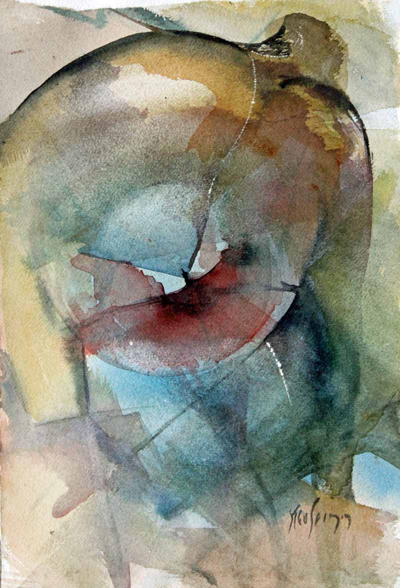 Abstract Strength - Original Watercolour by Steve Slimm - Artist Steve Slimm - Online Gallery