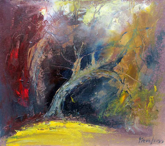 Arching Into the Shadows - Original Oil Painting by Steve Slimm - Artist Steve Slimm - Online Gallery