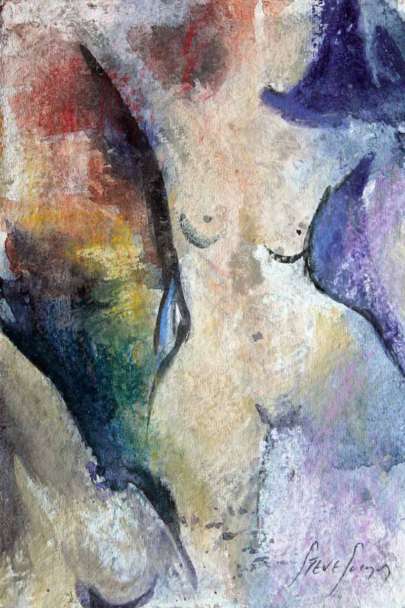 Ecstatic Dance - Original Watercolour by Steve Slimm - Artist Steve Slimm - Online Gallery