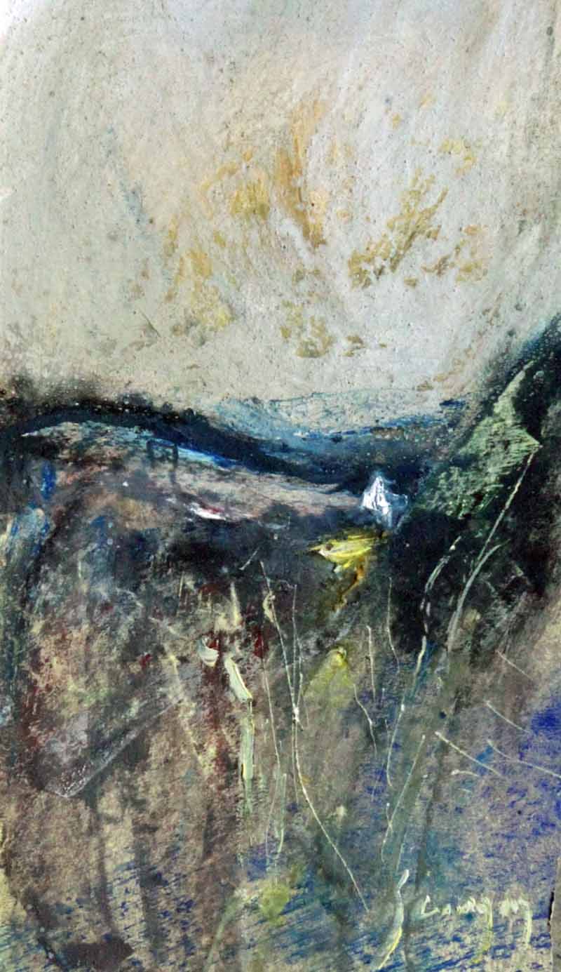 Hidden Jewel - Original Mixed-media Painting by Steve Slimm - Artist Steve Slimm - Online Gallery