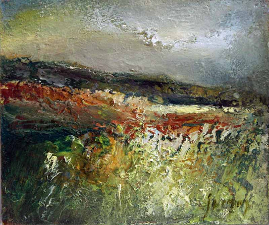 Moorland Layers: Original Oil Painting by Steve Slimm - Artist Steve Slimm - Online Gallery