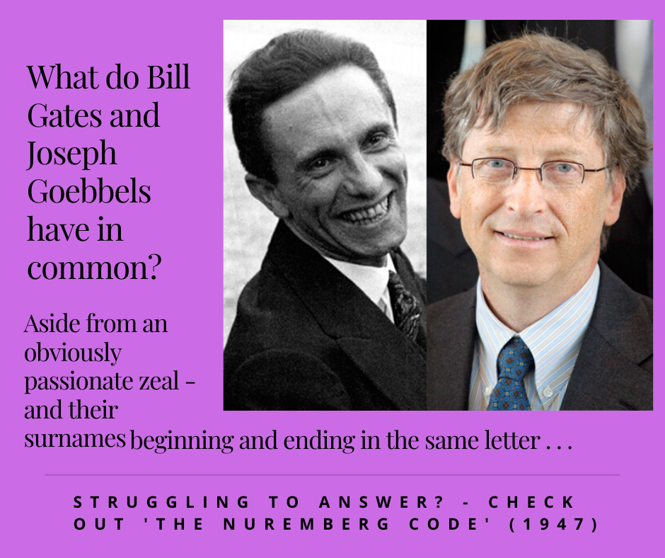What Do Bill Gates and Joseph Goebbels Have in Common?
