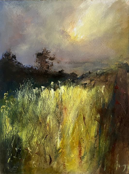 Symphony of Moorland Light and Shade - Original Oil Painting by Steve Slimm