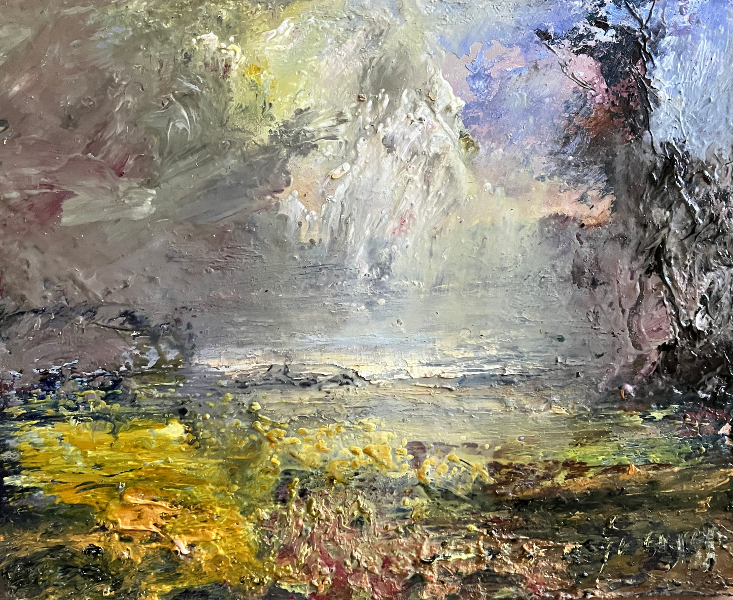 Storm Over The Helford - Original Oil Painting by Steve Slimm