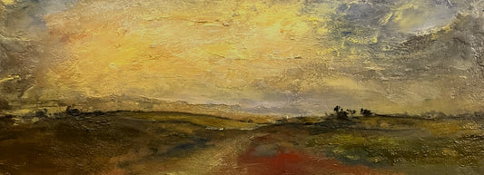 The Rough Road Toward The Moor  - Original Oil Painting by Steve Slimm