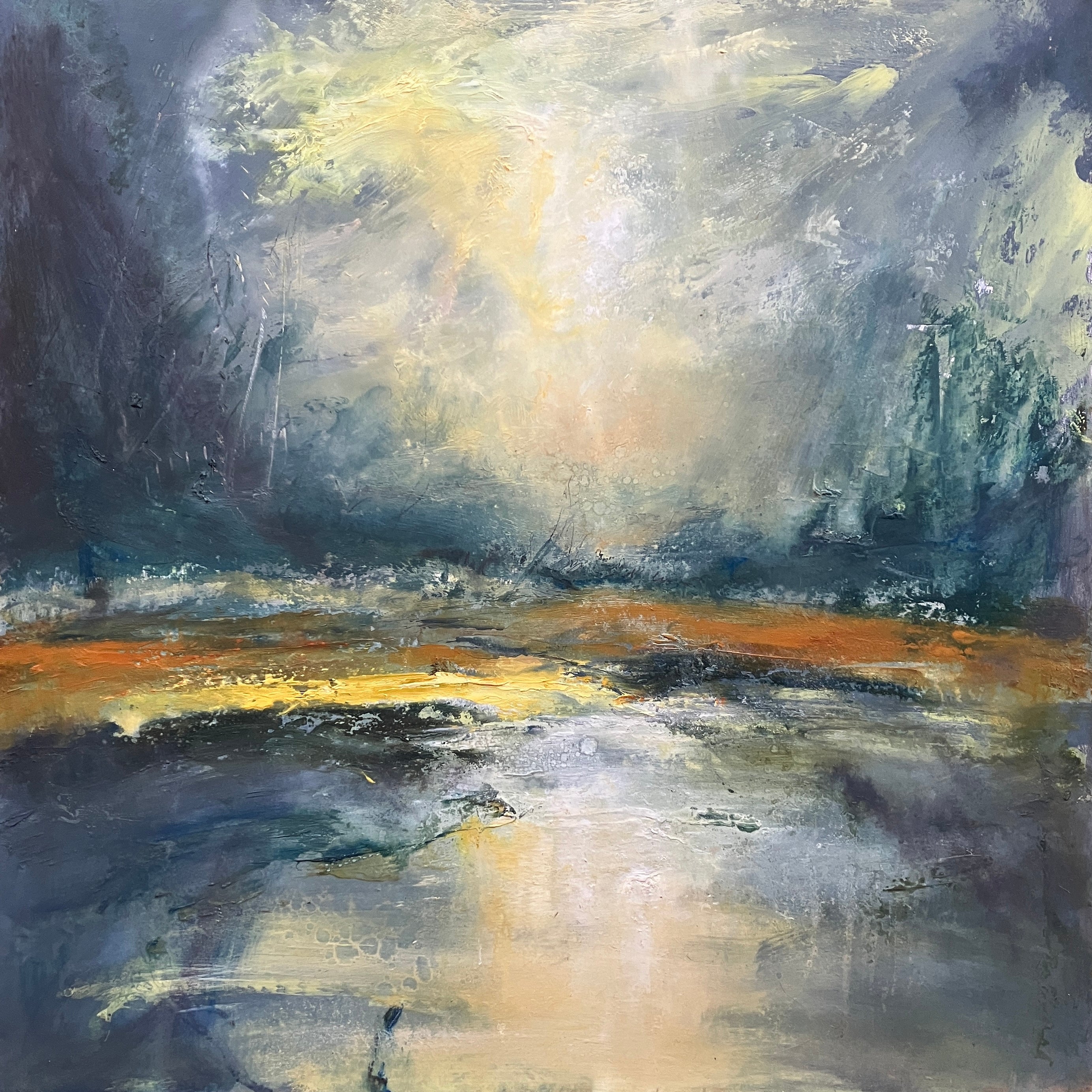 Light of a Grey Expanse - Original Oil Painting by Steve Slimm – Steve ...