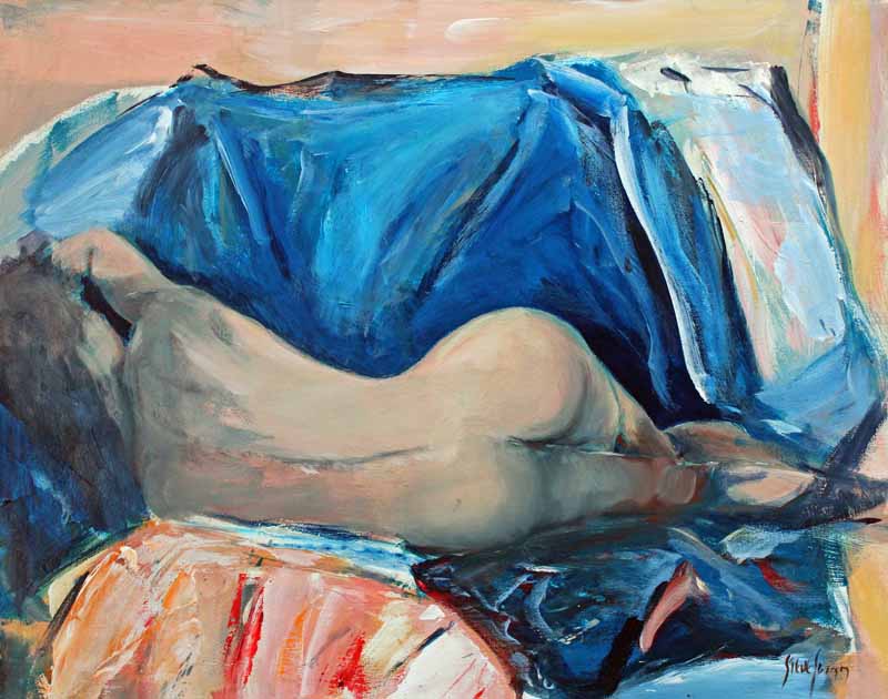 Abandon - Original Nude Oil Painting by Steve Slimm - Artist Steve Slimm - Online Gallery