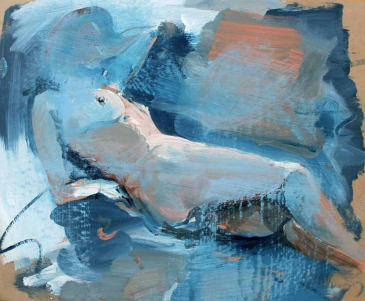 Almost Obliterated - Original Nude Painting by Steve Slimm - Artist Steve Slimm - Online Gallery