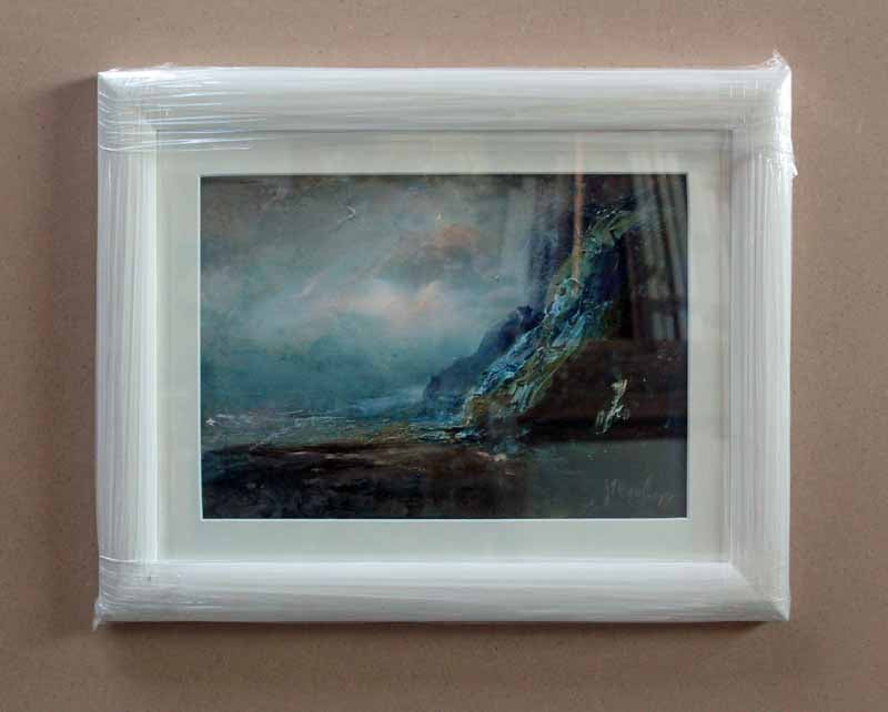 Framed Artist-Enhanced Print by Steve Slimm - Darkness Falling - Artist Steve Slimm - Online Gallery