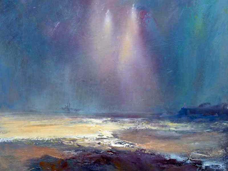 Framed Art Print by Steve Slimm - Estuary Light Near Portishead - Artist Steve Slimm - Online Gallery