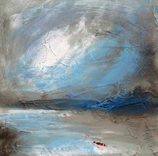 Soft Blue Integration - Original Oil Painting by Steve Slimm - Artist Steve Slimm - Online Gallery